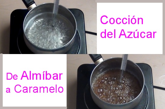 Cocción del Azúcar desde Almibar a Caramelo por Rosa Quintero