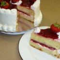 Torta Fria de Fresas por Rosa Quintero