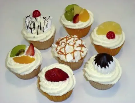 Muestra Cupcakes Decorados con Frutas por Rosa Quintero