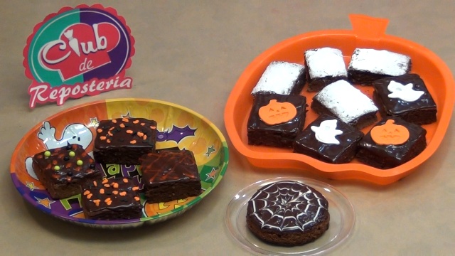 Tutorial como decorar brownies para halloween