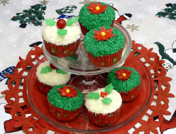 Cupcakes de Coco Navidad Youtube