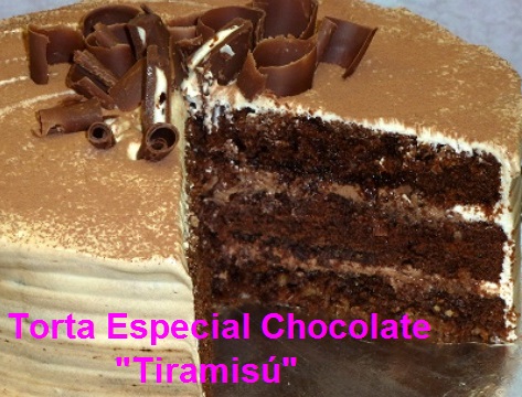 Torta Especial Chocolate Tiramisú por Rosa Quintero