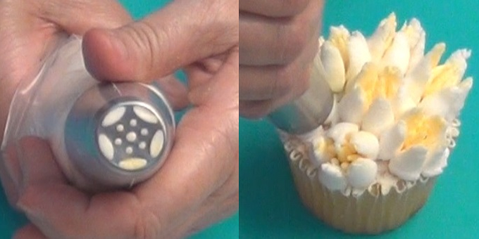 Buttercream o Crema de Mantequilla a Usar con Boquillas Rusas por Rosa Quintero