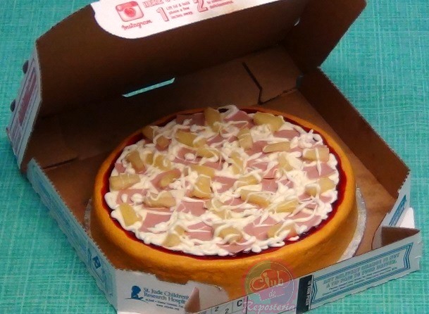 Cómo Decorar una Torta como Pizza Hawaiana por Rosa Quintero