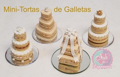 Cómo Hacer Mini-Tortas con Galletas Decoradas para Boda por Rosa Quintero