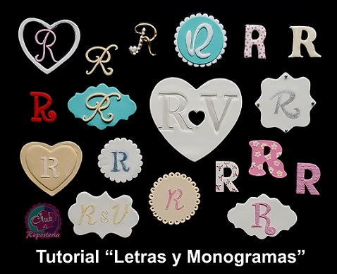 Como Hacer Letras y Monogramas por Rosa Quintero