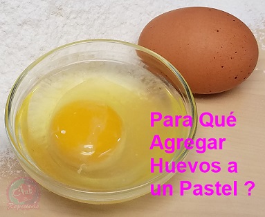 Función de los Huevos en una Torta o un Pastel por Rosa Quintero