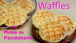 Waffles de Pandebono por Rosa Quintero