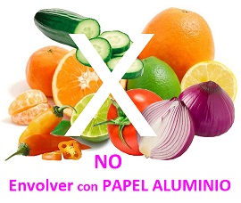  Alimentos que NO se Deben Envolver con Papel Aluminio por Rosa Quintero