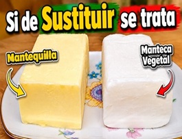 Como Sustituir Mantequilla con Grasa Vegetal Hidrogenada