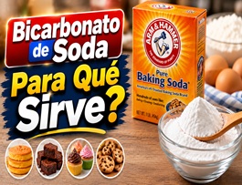 El Bicarbonato de Soda para que sirve