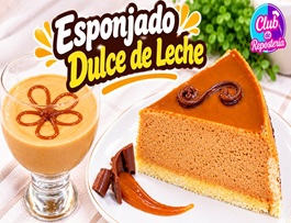 Mousse o Esponjado de Dulce de Leche